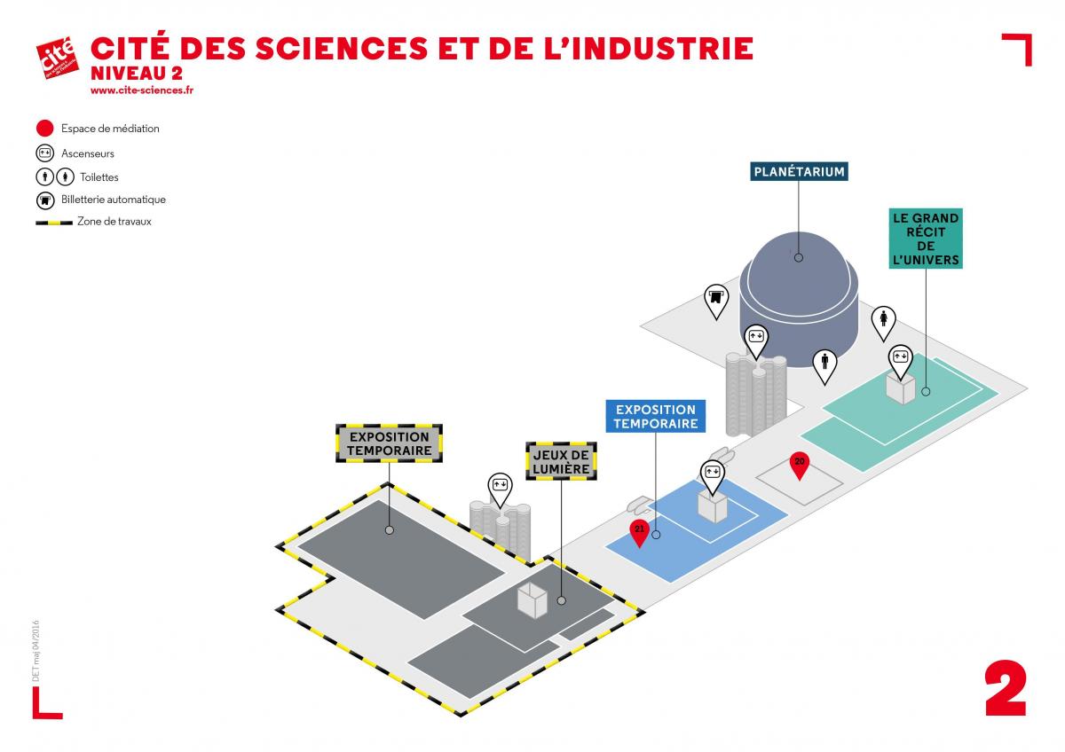 Зураг Cité des Шинжлэх ухааны et de l'Industrie Түвшин 2