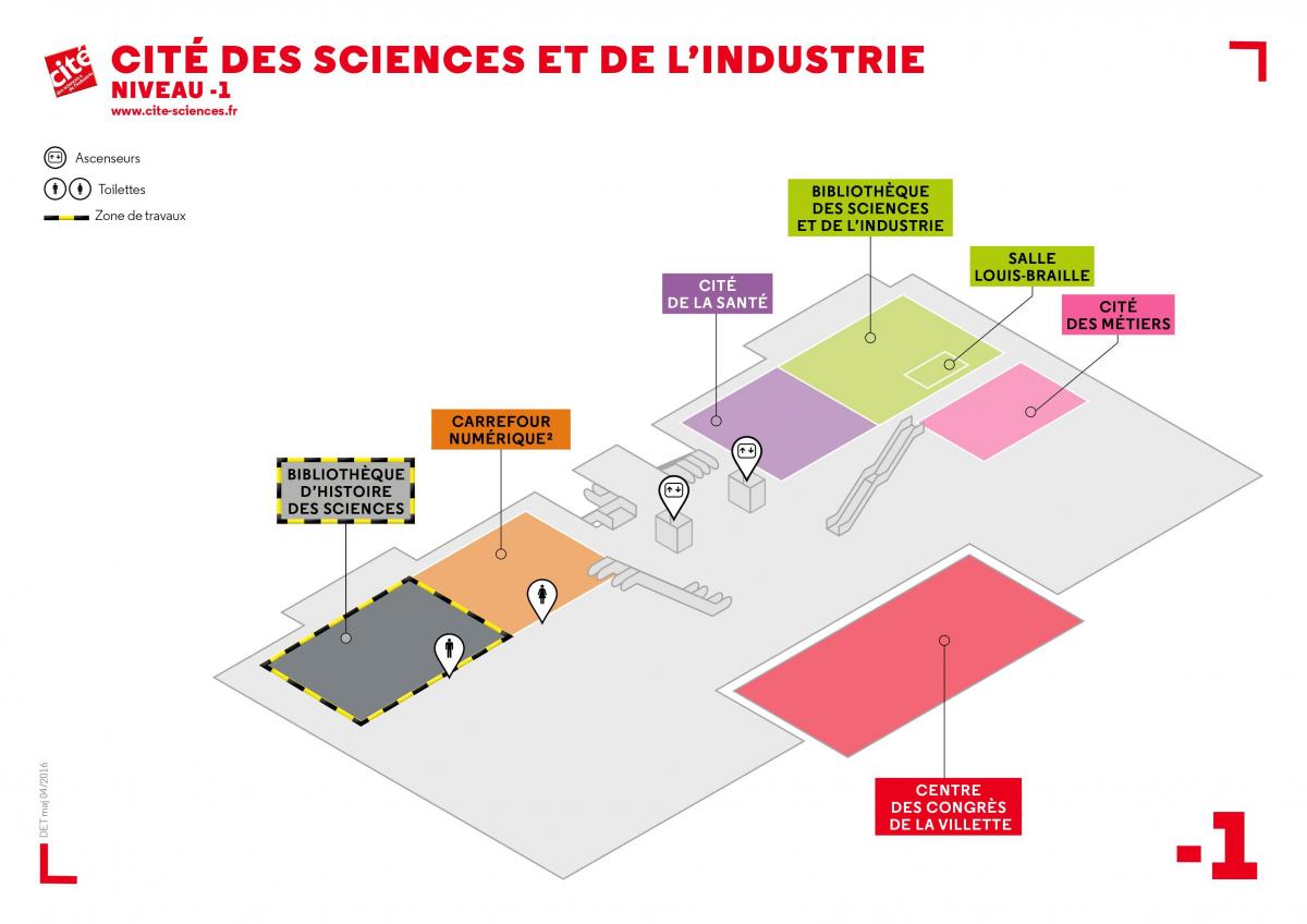 Зураг Cité des Шинжлэх ухааны et de l'Industrie Түвшинд -1