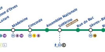 Зураг Парисын метроны шугам 12