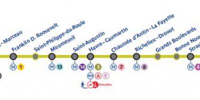 Зураг Парисын метроны шугам 9